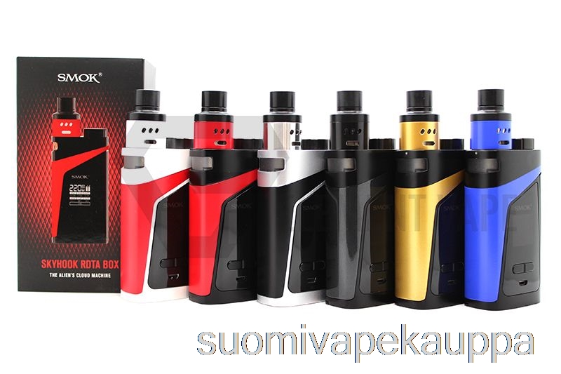 Vape Netistä Smok Skyhook Rdta Box 220w Setti Musta/punainen